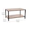 Flash Furniture Driftwood 2 Shelf Modern Wood & Metal Coffee Table NAN-JH-17163-GG - alternate 6